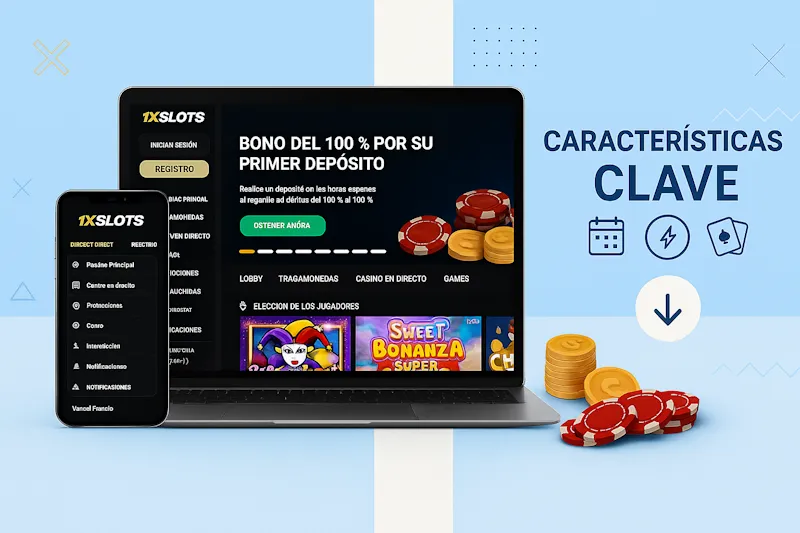 1xSlots Argentina — características clave