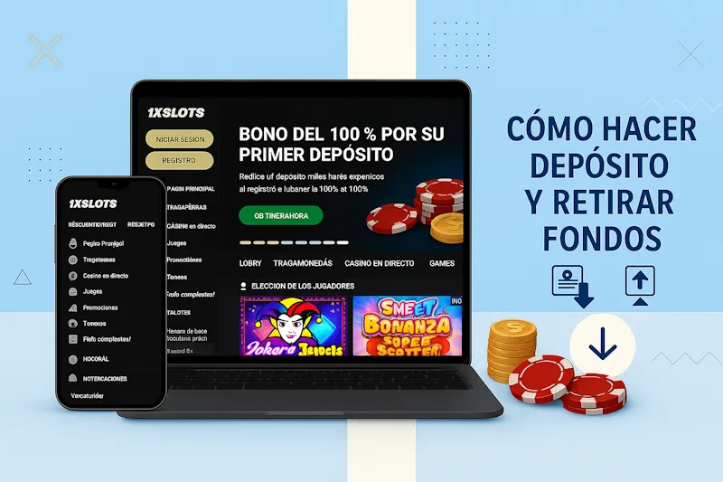 1xSlots casino — cómo hacer depósito y retirar fondos